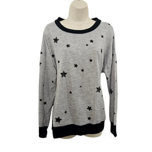 SPLENDID Black Gray Stars Pajama Set Size XL